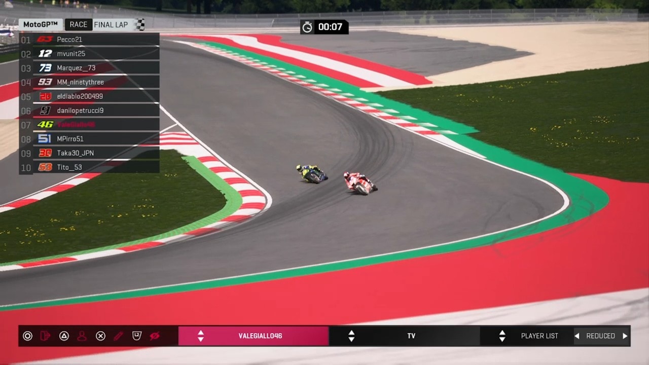 MotoGP Virtual Race Austria: Bagnaia domina  